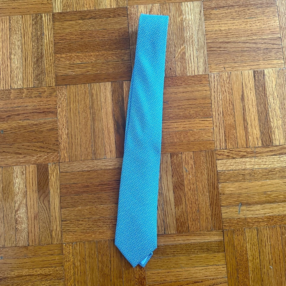 Hermes Blue Tie